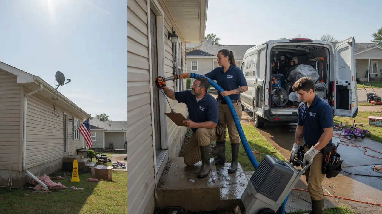 Ceiling Water Damage Restoration in Napoleon, OH near me
